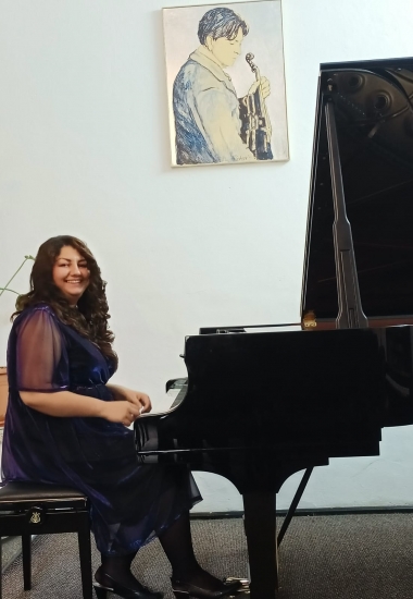 Imagini de la recitalul de pian al Andreei Emanuela Tinca, Sinaia, 4 septembrie 2022